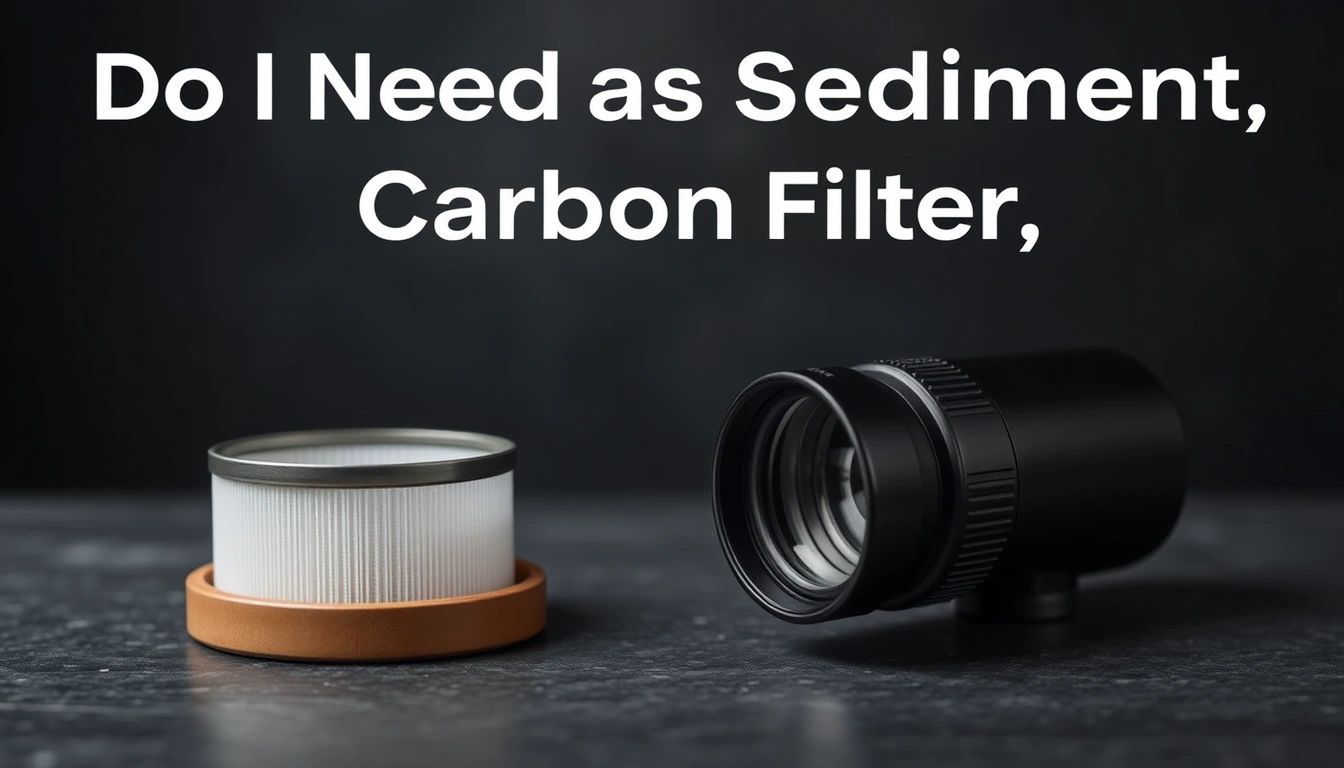 Do I Need a Sediment Filter, Carbon Filter, or Both?