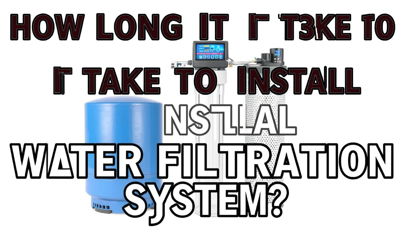 How Long Does It Take to Install a Water Filtration System?