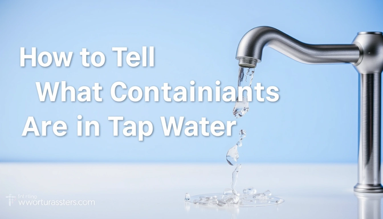 How to Tell What Contaminants Are in Your Tap Water How to Tell What Contaminants Are in Your Tap Water