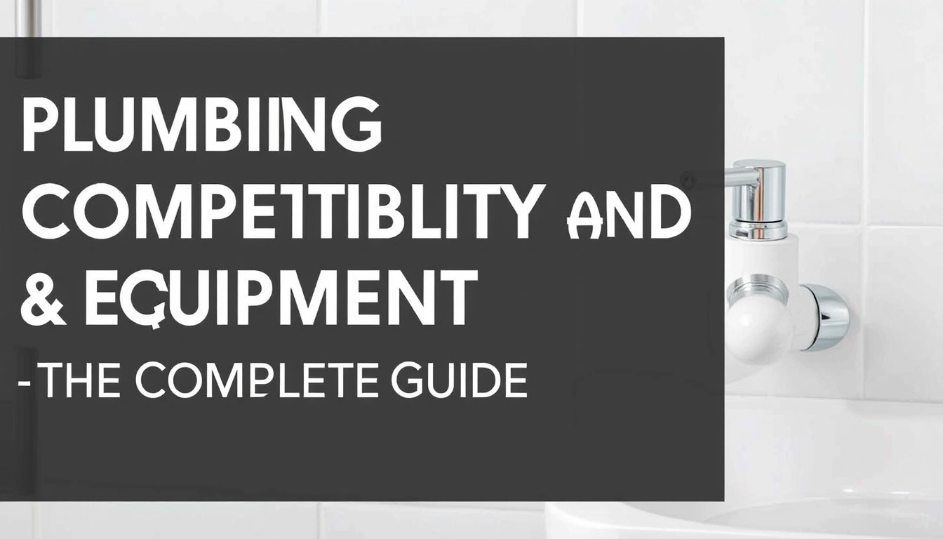 Plumbing Compatibility and Equipment — The Complete Guide