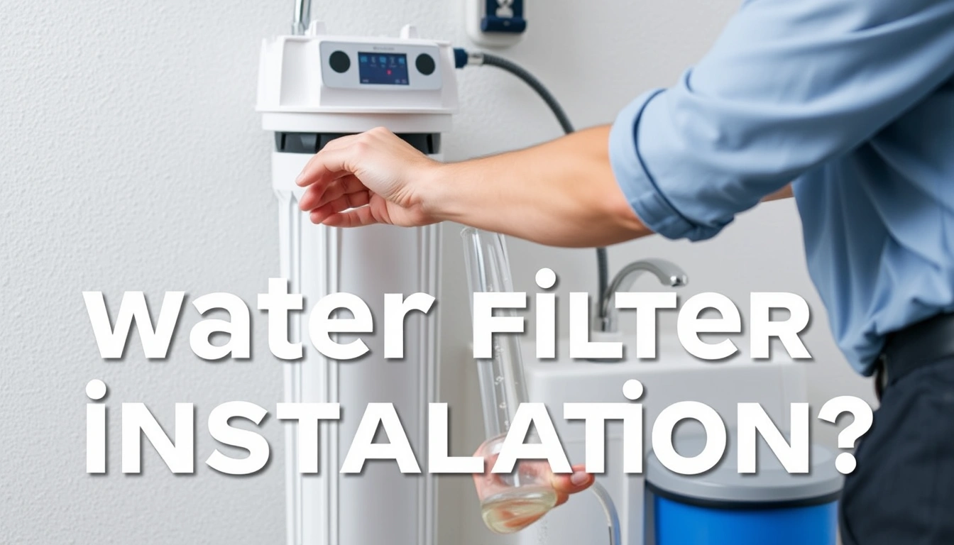 What Happens During a Professional Water Filter Installation?